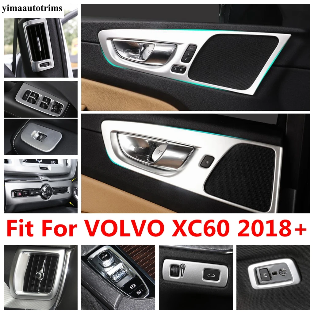 

Hand Brake / Reading Light / Head Lamp / Window Lift Handle Bowl / AC Air Vent Cover Trim Accessories For VOLVO XC60 2018 - 2024