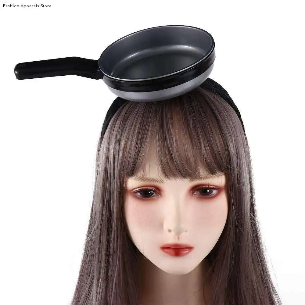 Pinza para el pelo bonita para niña, tocado de estilo coreano con forma de huevo frito, accesorios para el cabello femenino, diadema de comida de imitación, aro para el pelo de comida falsa