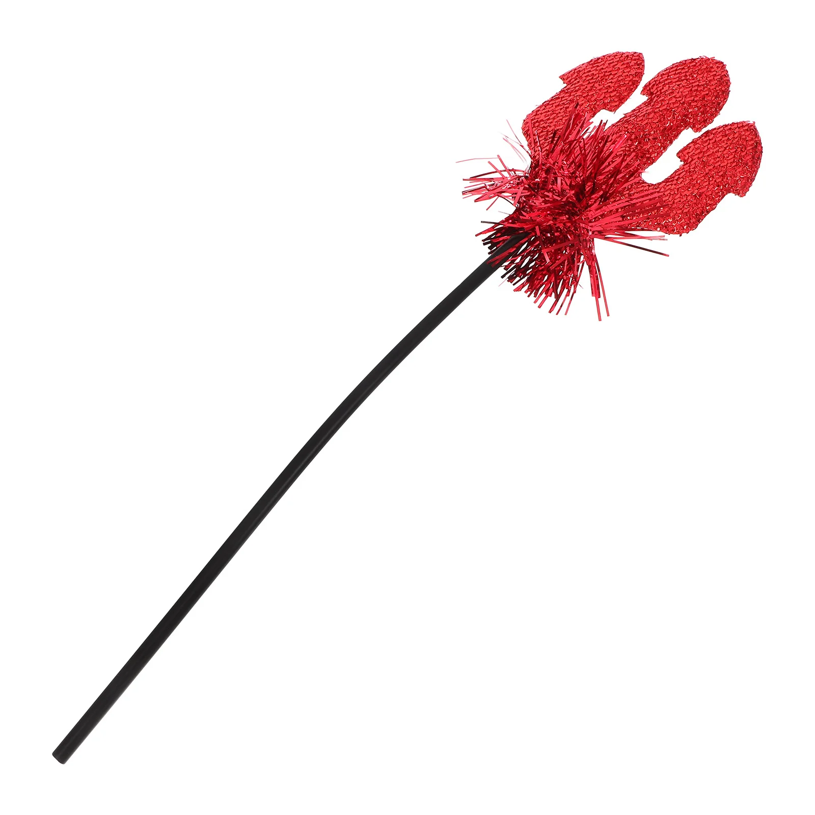 Widelec Diabła Rekwizyt Trwały Lekki Halloween Cosplay Kostium Demona Dekoracja Odpinany Gładki Uchwyt Bez Zadziorów