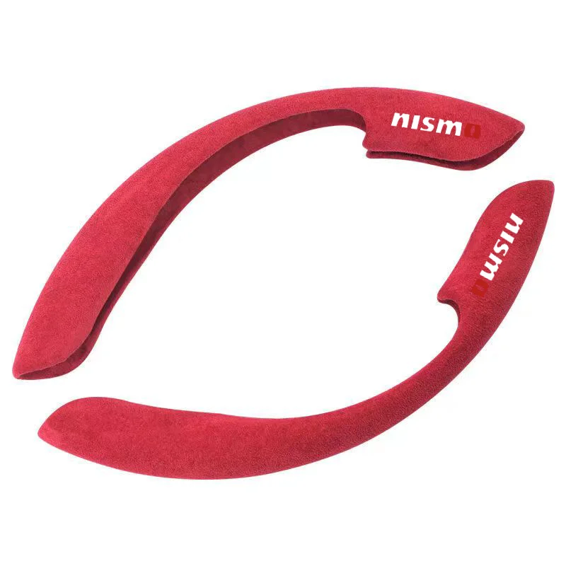 

Car Steering Wheel Cover black suede leather for nissan NISMO GTR GT-R R35 R36 premium Car Steering Wheel Cover Accessories