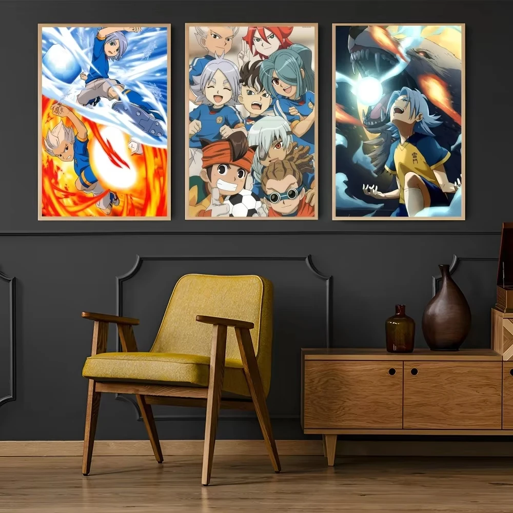 I-Inazuma E-Eleven أنيمي المشارك ورقة طباعة غرفة المعيشة المنزلي غرفة نوم مدخل بار مطعم مقهى الفن قماش اللوحة الديكور #3