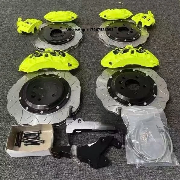 Upgrade Big Brake 6 Pot Caliper V6 Kit Customizable Rotor Style for  M3 E92 E60 E46 E39 E30 E90 F10 F18 F20 F22 F30 F35 F36