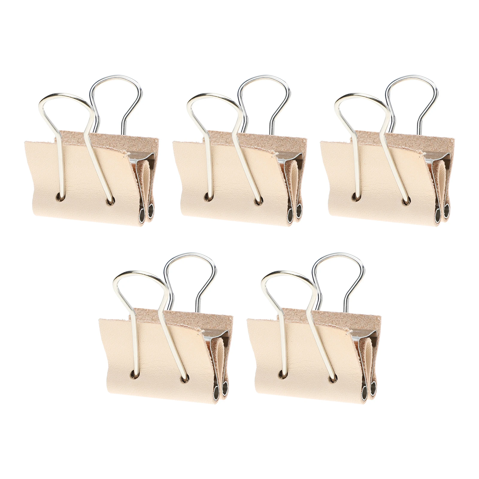 

5pcs Binder Clips Handmade Paper Clips Smooth Holding For Diy Crafts Fixing Materials Fresh Style