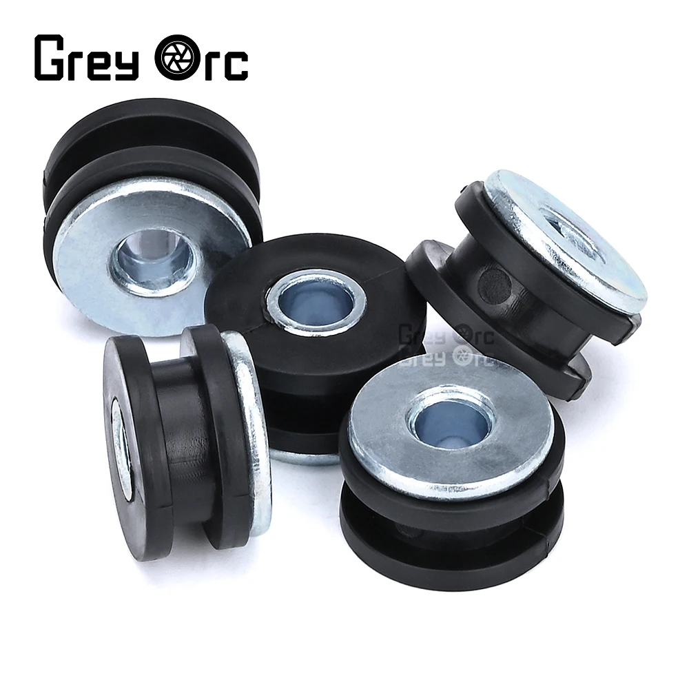 10 Piece Motorcycle Rubber Sealing Ring Gasket Kit For Honda Kawasaki Yamaha Suzuki Fairing Bolt Buffer Washer