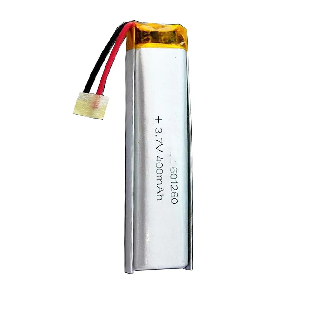 2/5/10/20 Pcs 3.7V 400mAh 601260 Lithium Polymer Ion Battery 2.0mm JST Connector