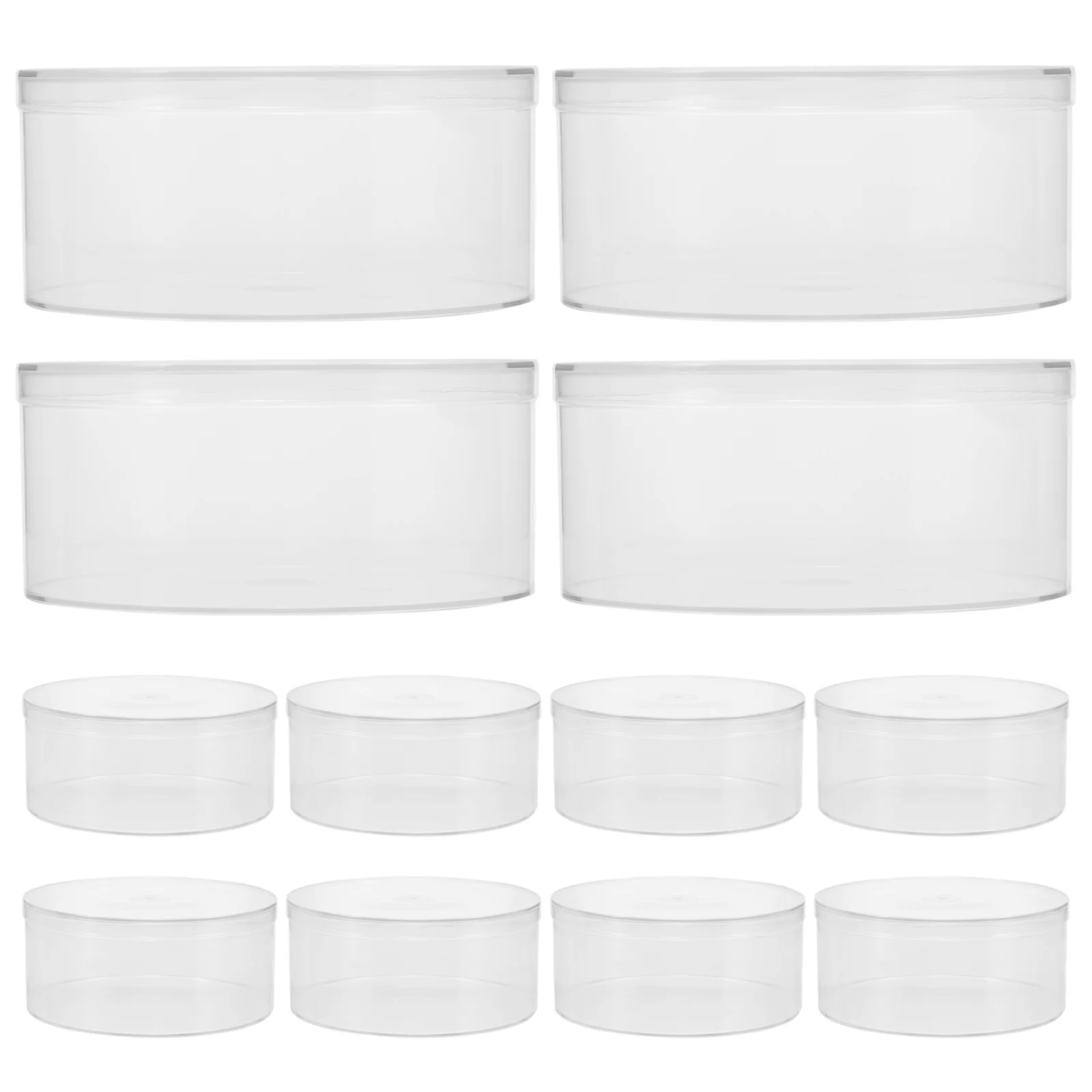 

12 шт., пищевой прозрачный ящик для хранения закусок для домашних животных, герметичный многоразовый пластиковый контейнер для сухофруктов и орехов, подходит для кухни, вечеринки