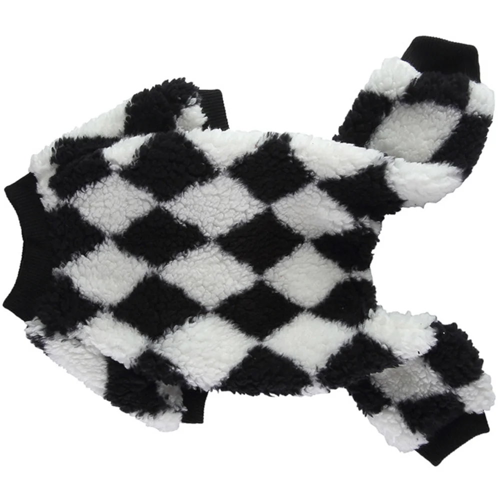

Fleece Pajamas -piece Puppy Costume Dog Clothe Accessory Accessories Halloween Warm Clothes for Dogs Doggy