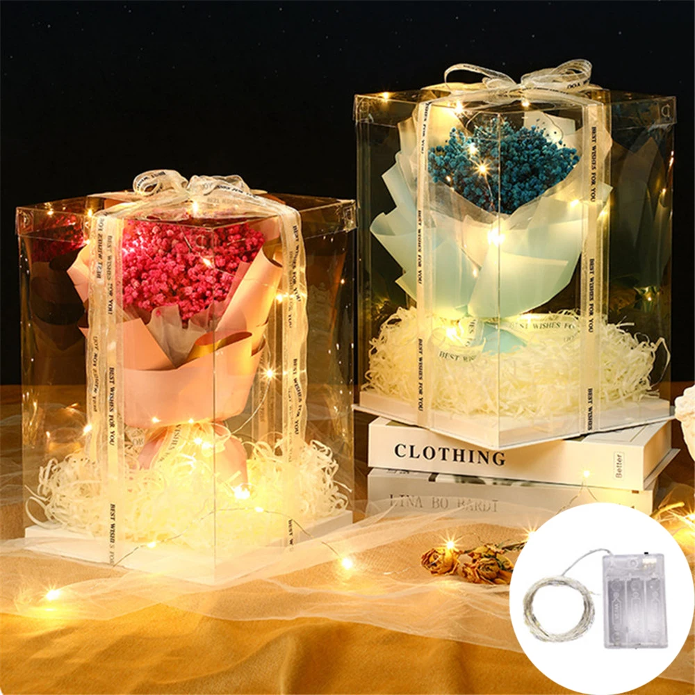 1/2/5/10M Battery Powered Fairy Light String Led Silver Wire String Light for Bedroom Garden Party Wedding Christmas Tree Lights