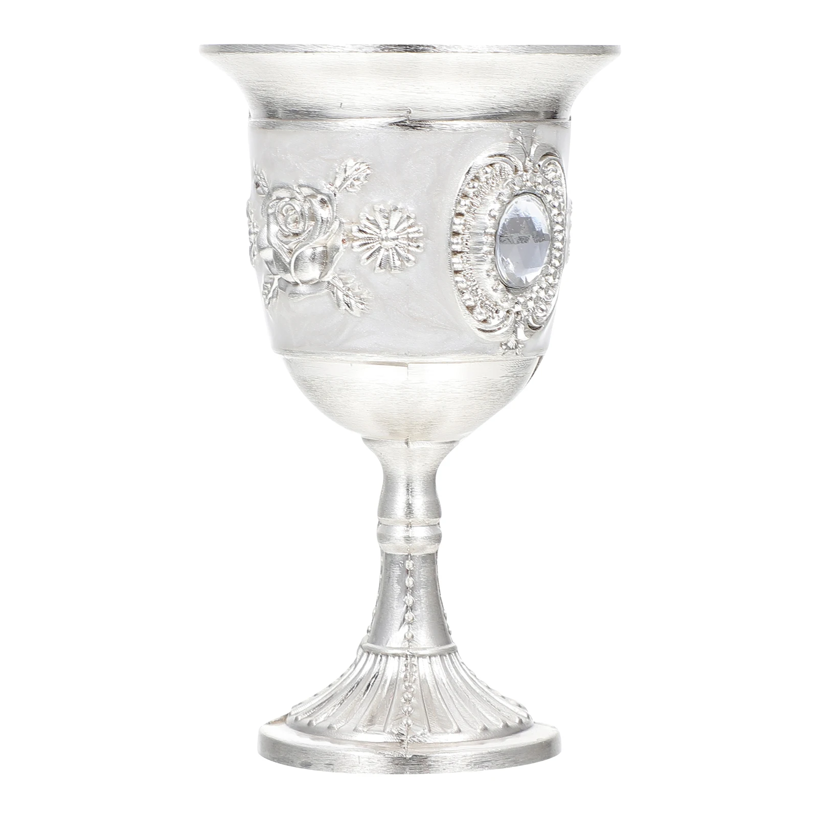 

Exquisite Wine Goblet Small Metal High Footed Glass Practical Home Accessory Stylish Easy Clean Long Lasting Use Gift Party