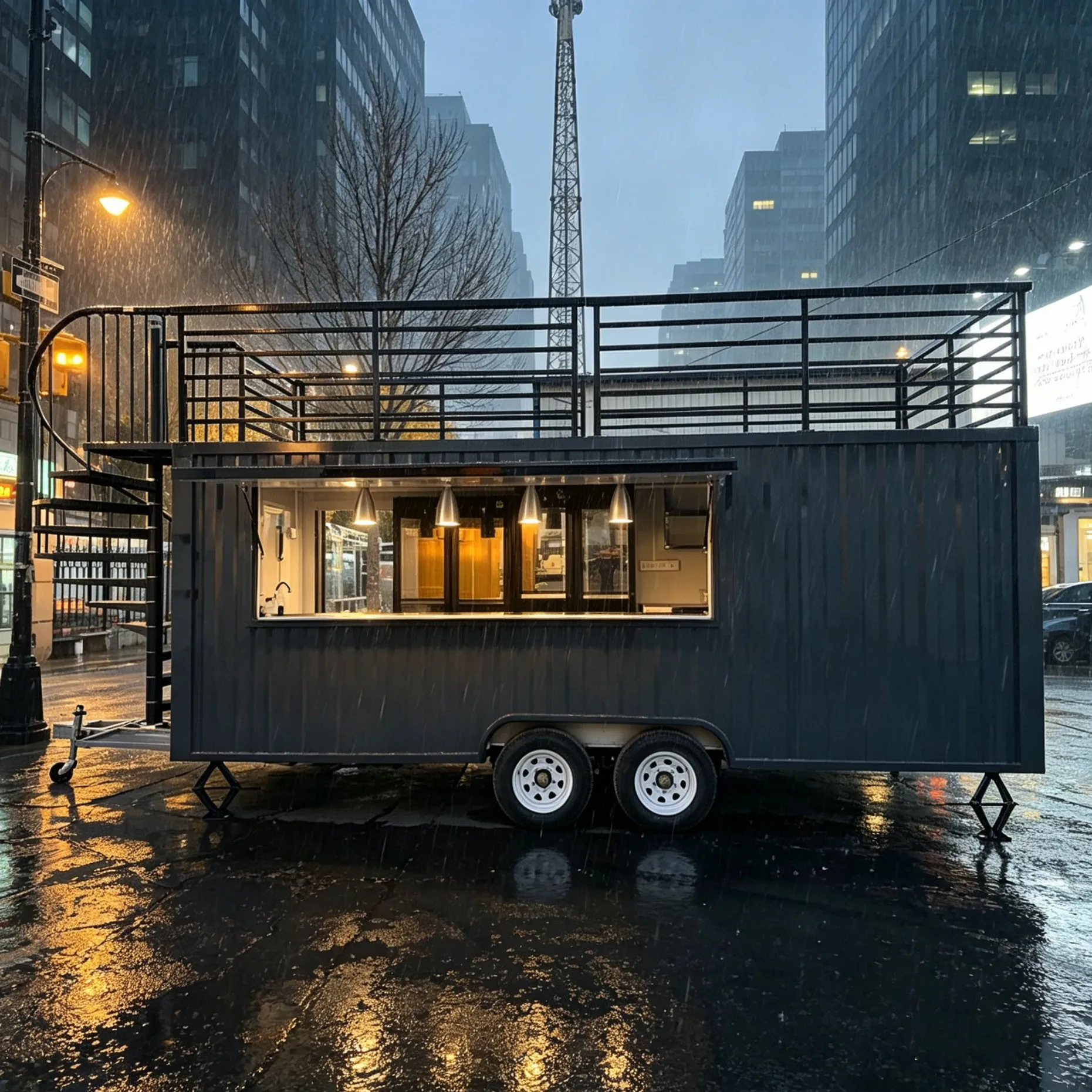 

Prefabricated Luxury Living Expandable Container House Customized Mobile Coffee Shop Container Bar