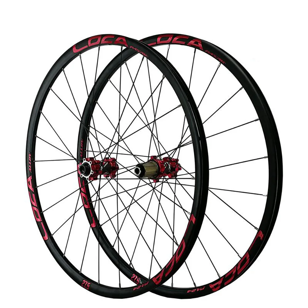 Pasak MTB Wheelset, Road Wheels, Thru Axle, Disc Brake, Schrader Valve, 24 Holes, 26, 27.5, 29er, 700C, F15, 12x100, R12x142mm