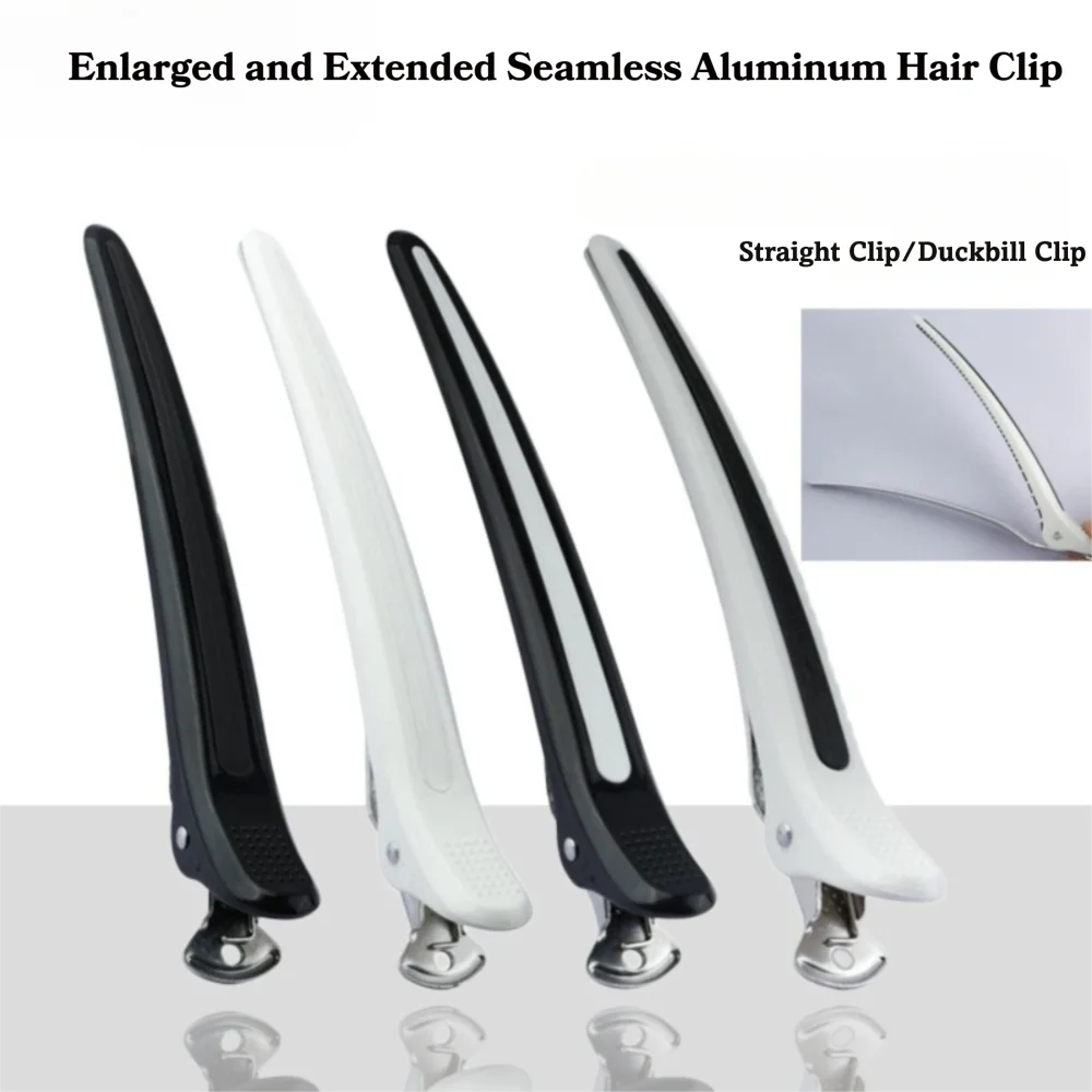 14cm Hairdressing Hair Clips Strong Grip Plastic Crocodile Hair Clips Plus Length Hair Sectioning Clips Styling Tools