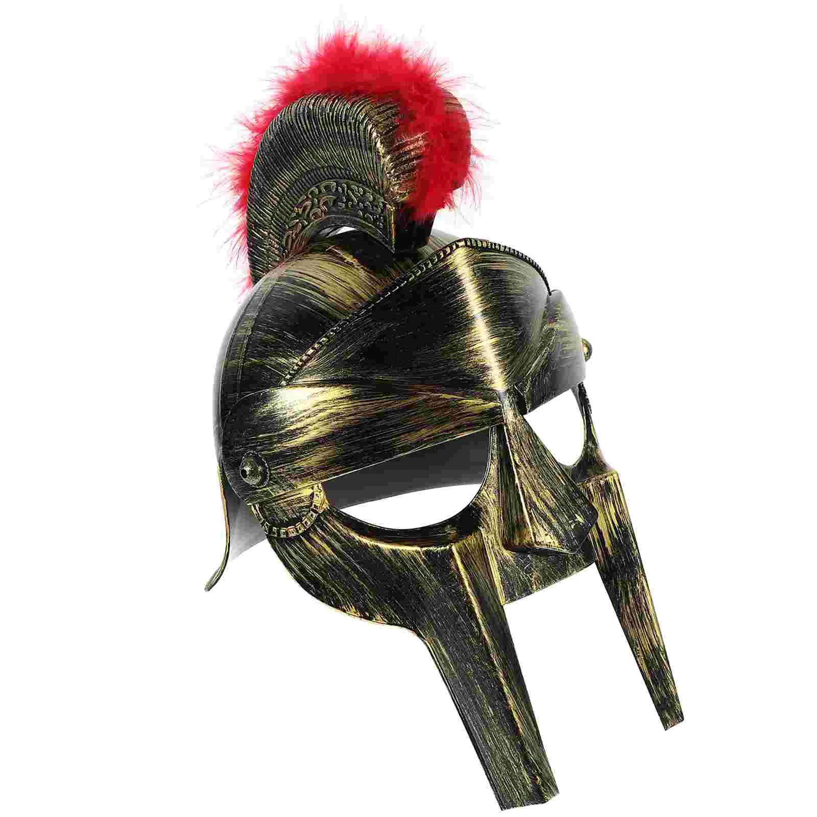 Samurai Hat Unique Decor Adults Roman Cosplay Soldier Plastic Men Gladiator Costume