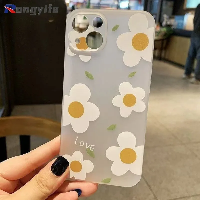 

New Fresh Flowers Ice Fog Phone Case For OnePlus 13 13T 12 11 10 Pro 9 9R 8 8T 7 ACE 5 3 3V 2 2V Pro Nord CE4 Lite Soft Cover