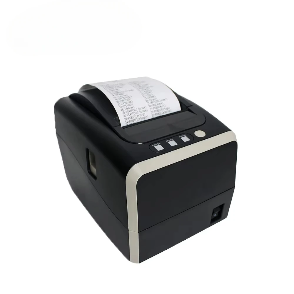 Direct Thermal Unlined Label Printer ZY-3311 80mm Inkless Sticker Printer