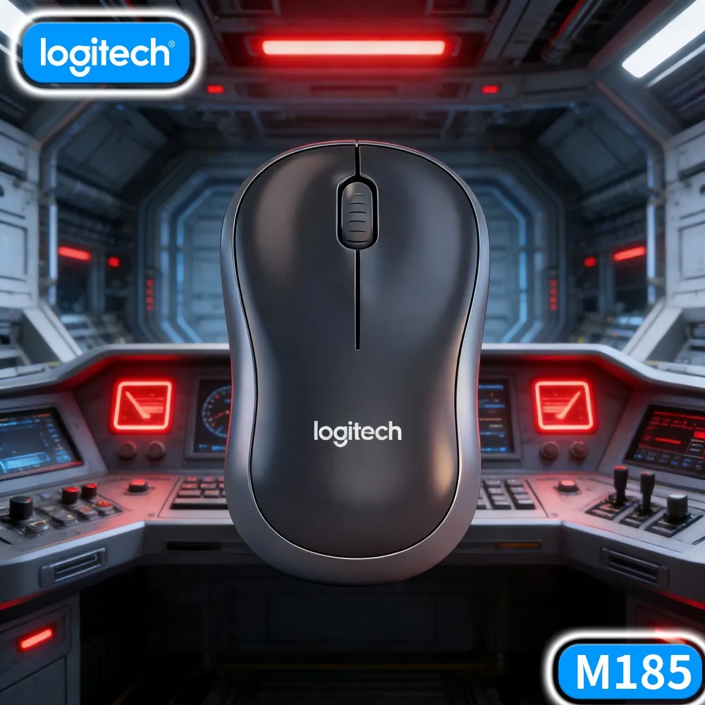 Logitech M185 Inn Remote Overnight Business Mouse Wireless Compact Travel Build For Work