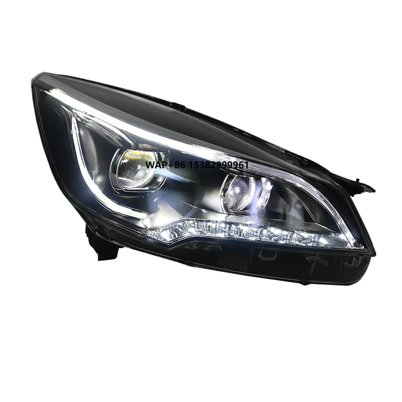 

Автомобильные фары для Ford Kuga 2013-2016: Светодиодные лампы, модифицированные дневные ходовые огни, динамические поворотники, аксессуары для фар