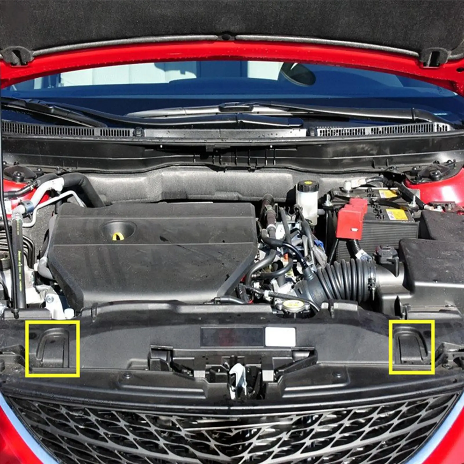 Professional ABS Plastic Radiator Bracket for Mazda CX9 2007 2013 CX7 2007 2010 Auto Cooling System Mount