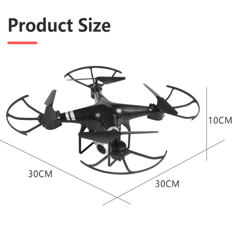 KY101 RC Drone With Camera 480P 1080P 4K HD Wifi Fpv Photography Quadcopter Fixed Height Professional Selfie Drones Toys Boys