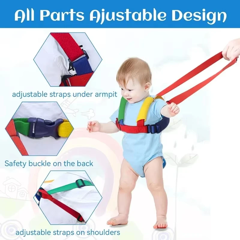 New Baby Reins Lightweight Baby Walking Harness Anti-Lost Kids Reins Comfortable Safety Children Reins for Toddlers Boys Girls