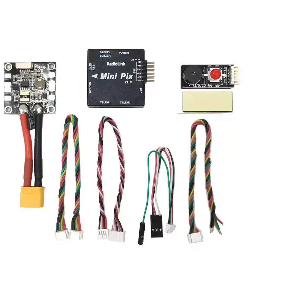 

RadioLink Mini Pix FC Barometer Protection Altitude Hold I2C Expansion 6 Ultrasonic Obstacle Avoidance for RC Models
