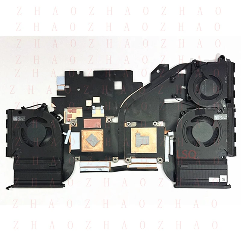 L+ For Dell Alienware M16 R1 Laptop CPU GPU Cooling Fan with Heasink CN-09PN1T