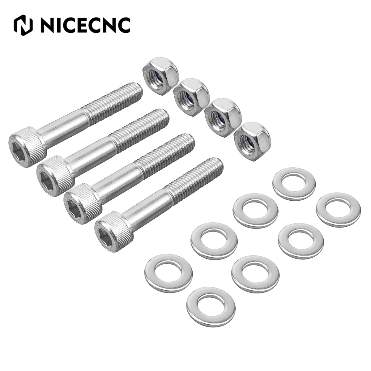 

NICECNC For Banshee 350 Front Shock Bolts 304 Stainless Steel For Yamaha Banshee 350 YFZ350 CNC-machined ATV Accessories