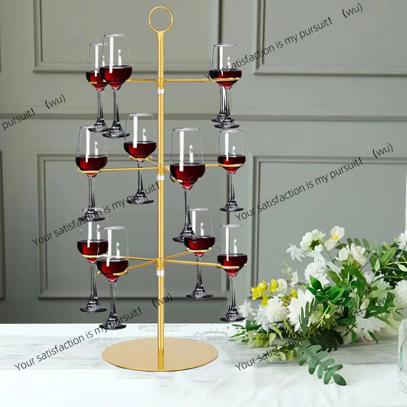 

Держатель для бокала для вина, стеллаж для хранения бокалов из кованого железа, креативное украшение для дома, свадебное украшение, металлическая вешалка для бокалов