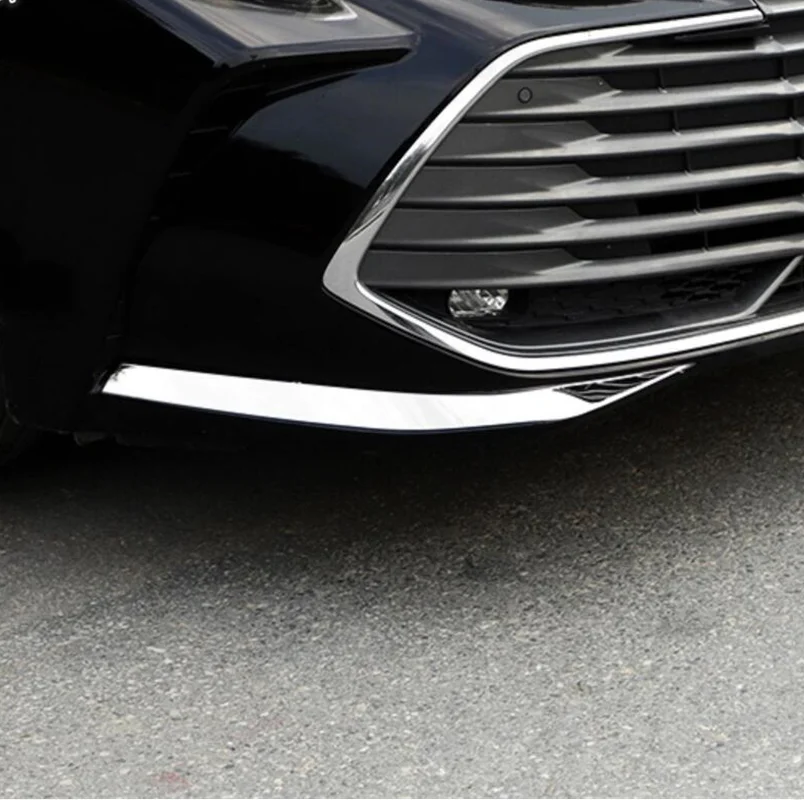 For Toyota Avalon 2019 - 2022 Accessories Front Rear Fog Lights Lamps Eyelid Eyebrow Decoration  Bottom Bumper Plate Grille