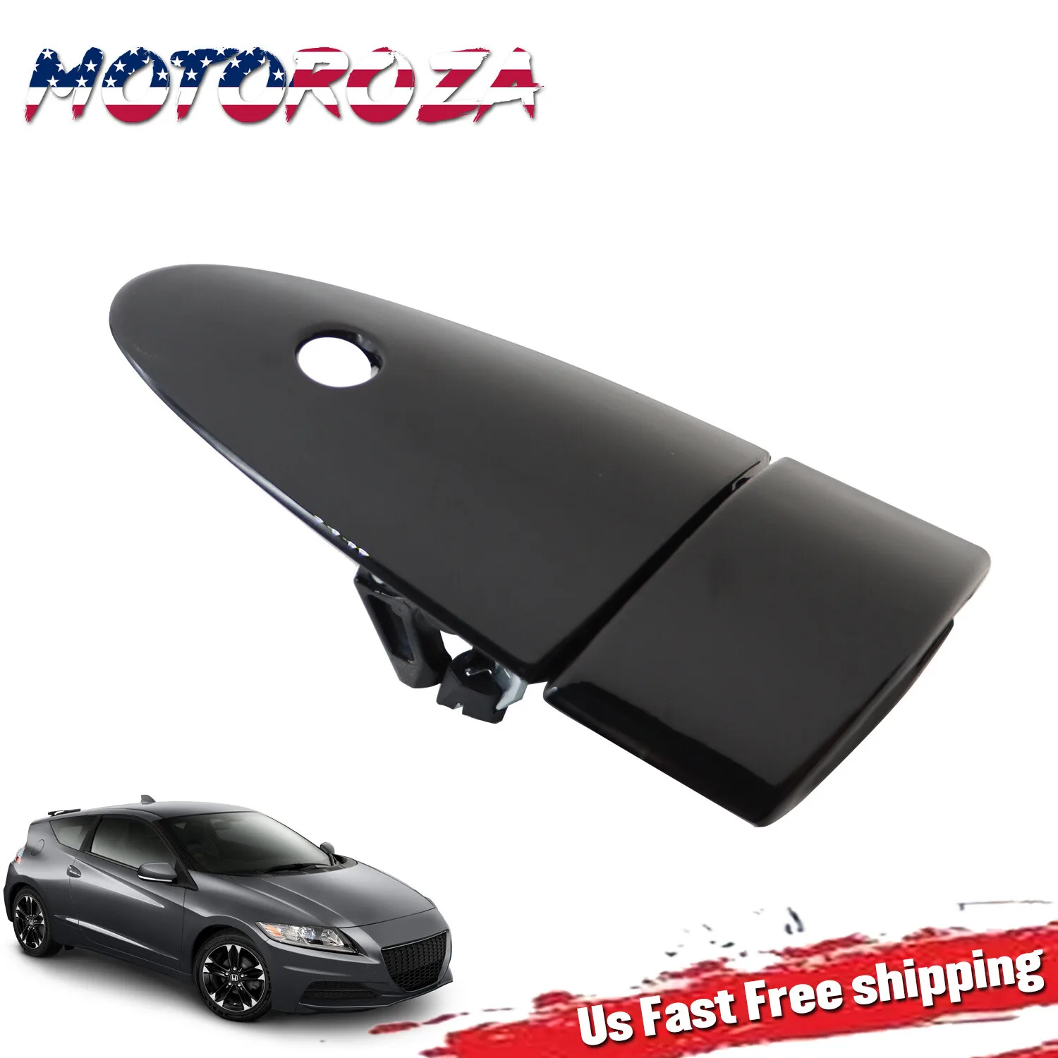 For 2011-2015 Honda CRZ CR-Z Door Left Driver Side Outer Handle w/Key Hole Type