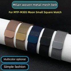 Milanese Magnetic Mesh Band For Casio MTP m305 Stainless Steel Strap Bracelet Men Women Band MTP-M305 1183 V006 V001 Steel Strap