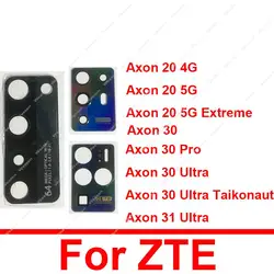 Back Camera Glass Lens For ZTE Axon 30 Pro 31 Ultra Axon 20 4G 5G Axon 40Se Rear Camera Lens Glass with Sticker Tape Replacement