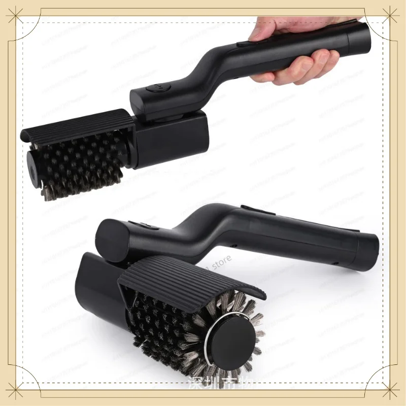 LED Light Electric Rotary BBQ Cleaning Brush Portable Outdoor Camping Barbecue Grill Cleaning Power Washing Tool