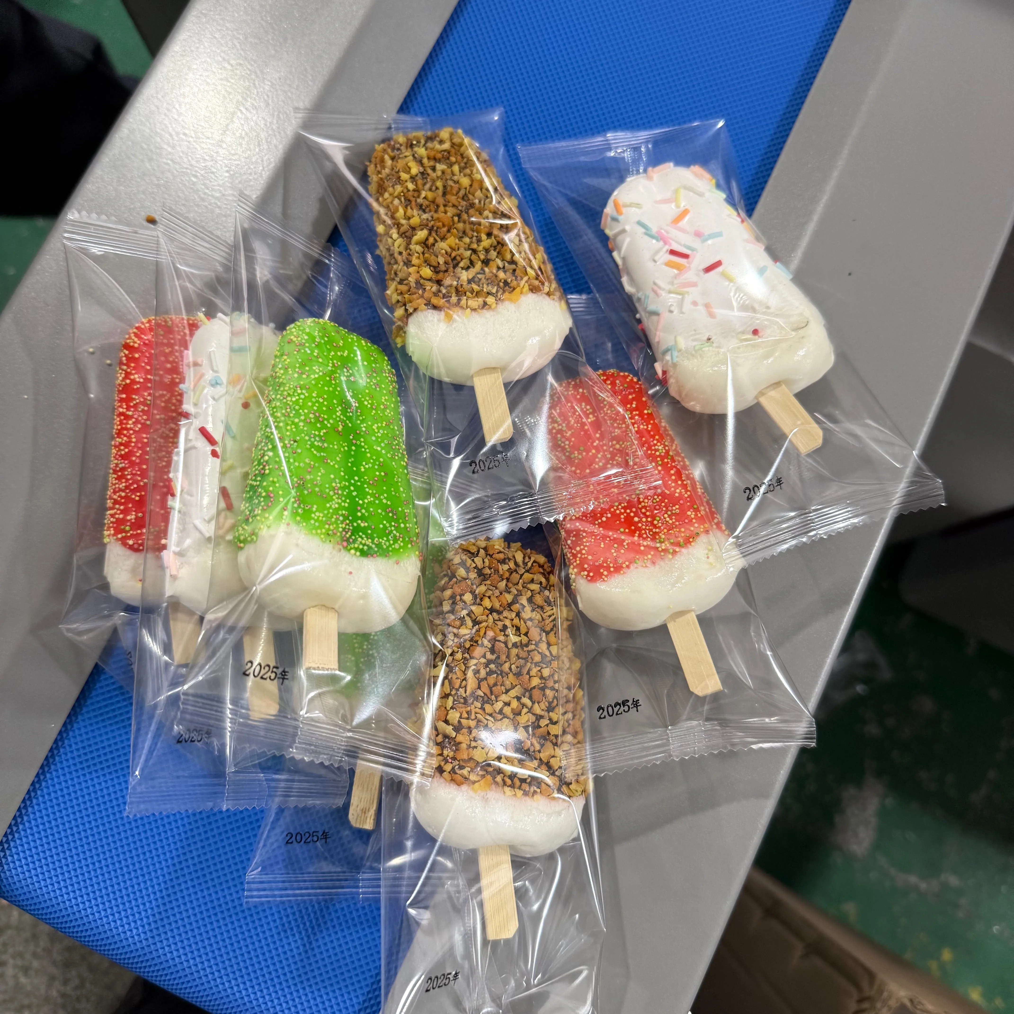 High Speed Automatic Ice Cream Popsicle Pillow Packing Machine for Summer Lolly Stick