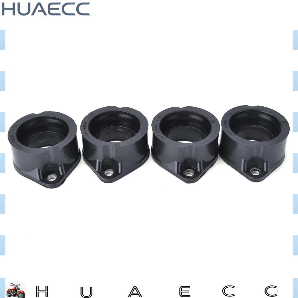 4PCS 16065-1131 Motorcycle Carburetor Interface Adapter Intake Manifold Pipe for Kawasaki KZ1000 ZX1100 ZN1100 GPZ1100 ZXT10A view 6