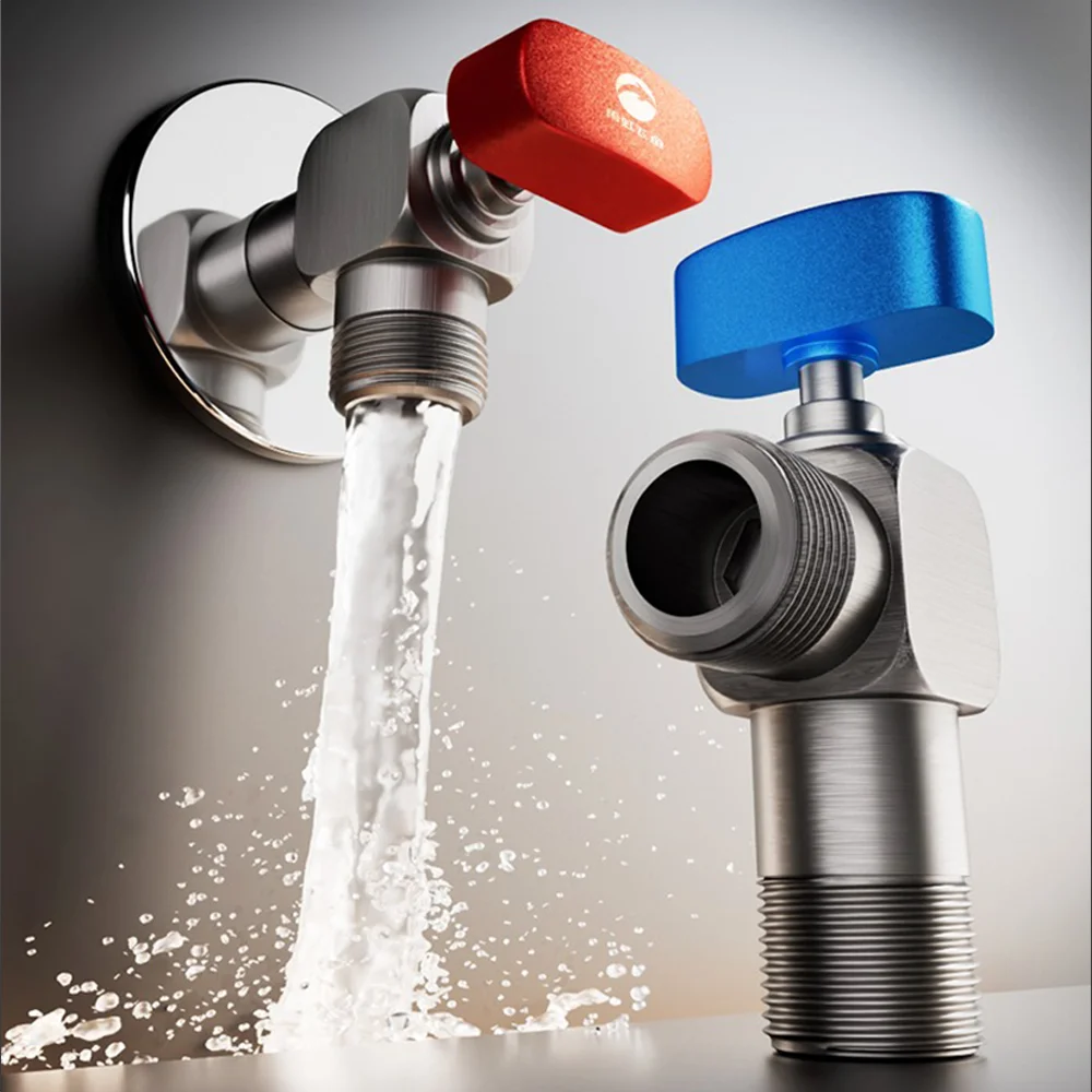 

Латунный угловой кран G1/2 для горячей и холодной воды, настенный, для унитаза, кухонной мойки, раковины, ванной комнаты