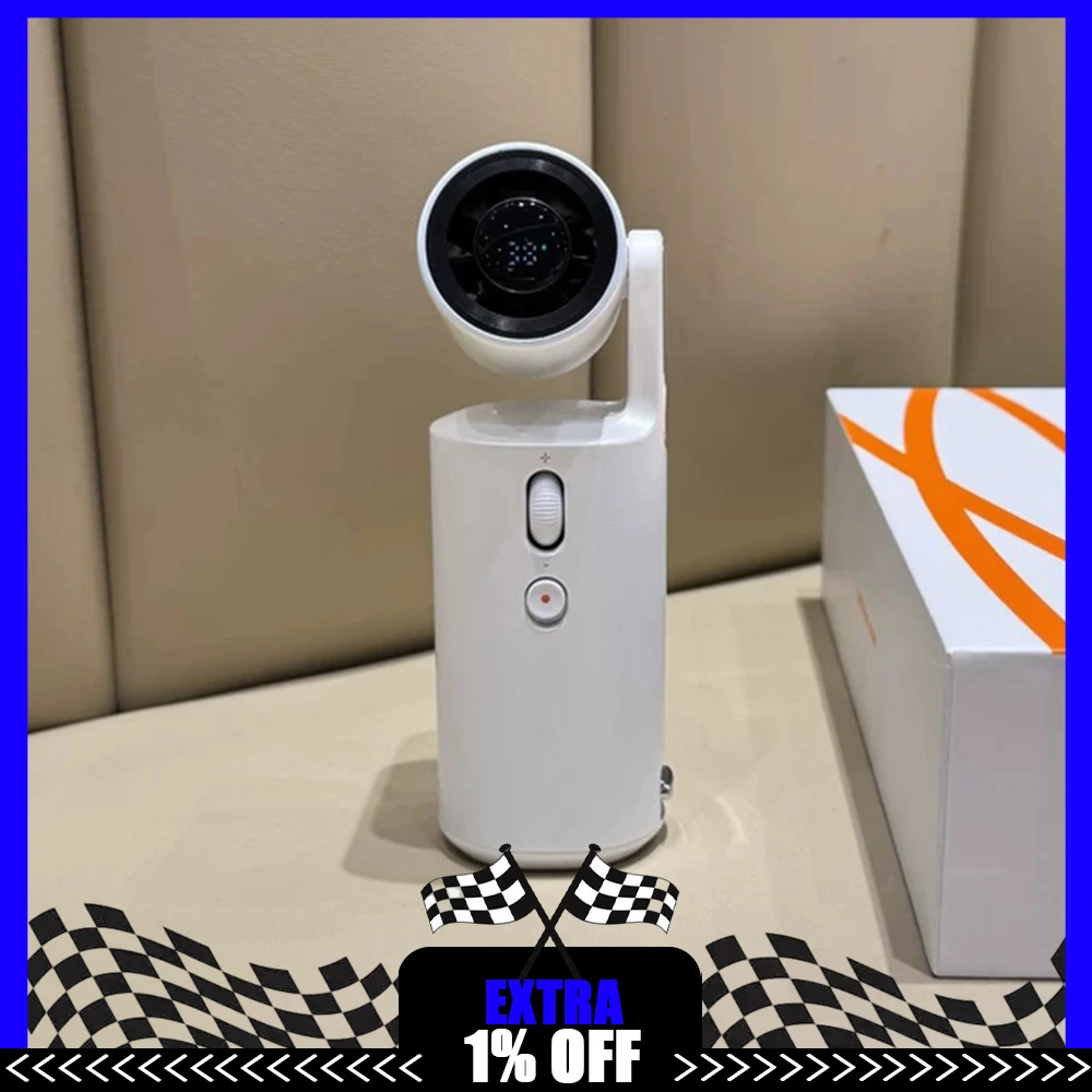 Ambrosi U Need Too Mini Handheld Small Fan Air-lce Refrigeration Engine Handheld Fan Exceed Wide-Angle Wind Low Noise For Gifts