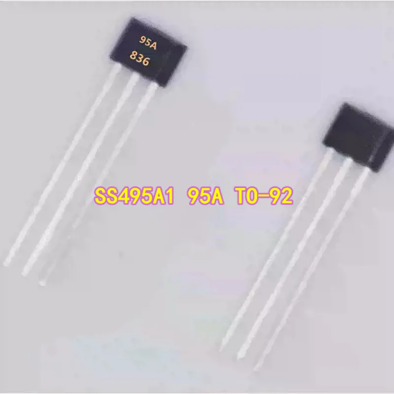 10PCS SS495A1 95A TO-92 High Precision Linear Hall Effect Sensor, Marking 95A Hall Sensor