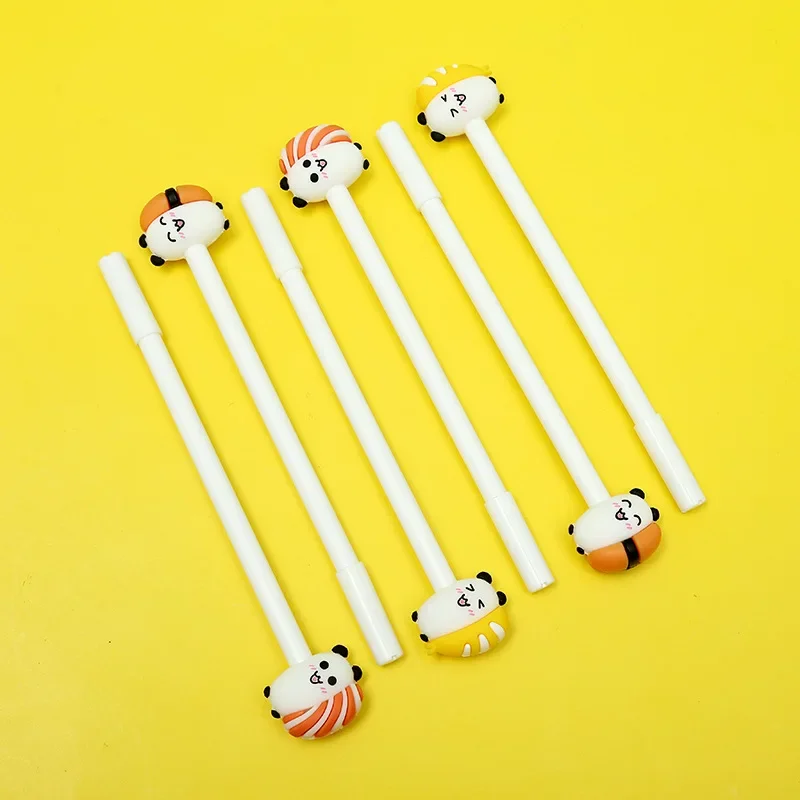 

36PCS Creative Sushi Gel Pens Student Office Signature Pen 0.5mm Black Water Pen Student Signature Pen Cute Stationary Supplies