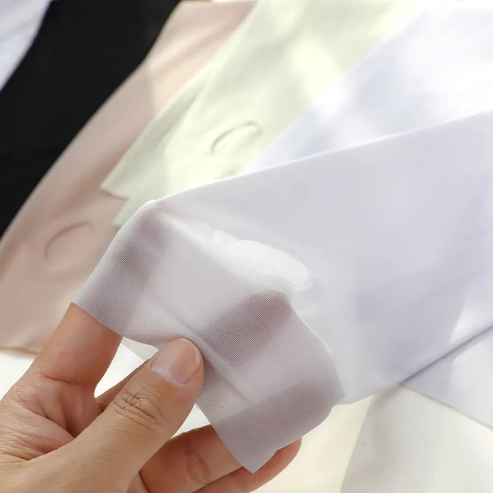 Multicolor Sunscreen Sleeves Loose Lengthening UV Protection Cooling Arm Cover Ice Silk Ultrathin Sun Protective Sleeve