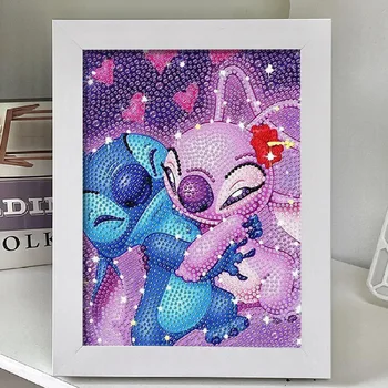 Pieno di diamanti di cristallo pittura diamante punto cartone animato per bambini fai da te pasta pittura punto trapano pittura di cristallo decorazione