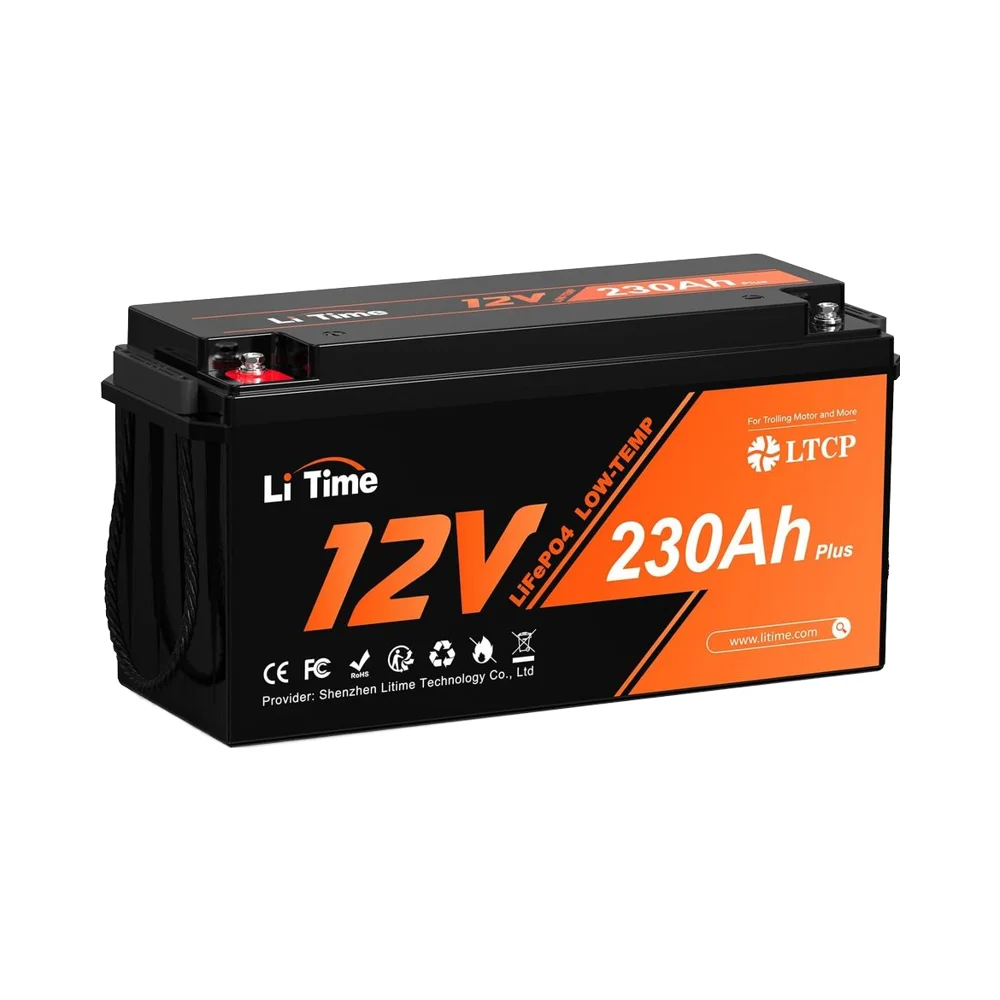 

US EU Stock Delivery Timeless 12V 230Ah Plus Battery 200A BMS 2944Wh Energy Lithium Iron For RV Home Energy Storage