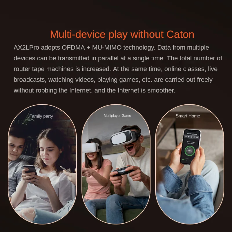 Tenda  MESH WiFi6 Gigabit Wireless Router 1500M Wireless Speed 2.4G&5G Dual Band Home Gaming Intelligent Hotspot Wifi Repeater