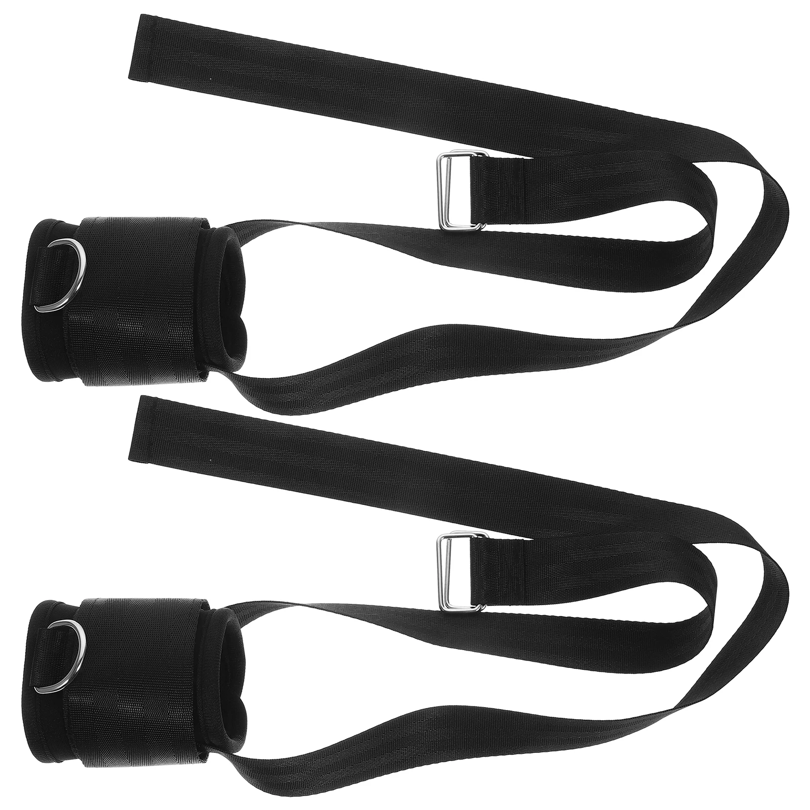 

2Pcs Straps Fitness Accessories Cuffs Leg Training Sticky Ring Wear Resistant Ankle Strap Supplies Ankle Strap Buckle
