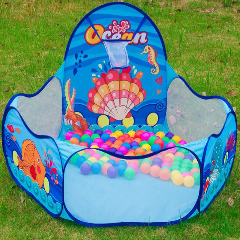 

Foldable Portable Play Tent Sea World Ocean Ball Pool Indoor/Outdoor Games House Toys Kids Girl Room Decor Photography Props