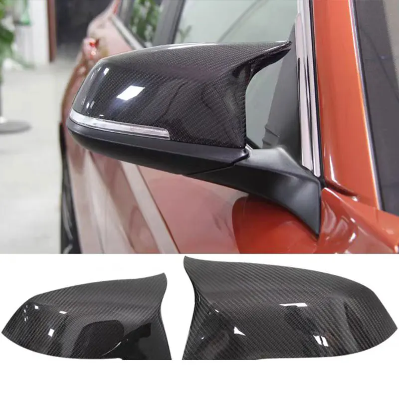 For BMW 5 Series F10 F11 520d 525i 530i 530d M550i 2014 2015 2016 LCI Rear View Side Mirror Cover ABS Accessories Gloss Black