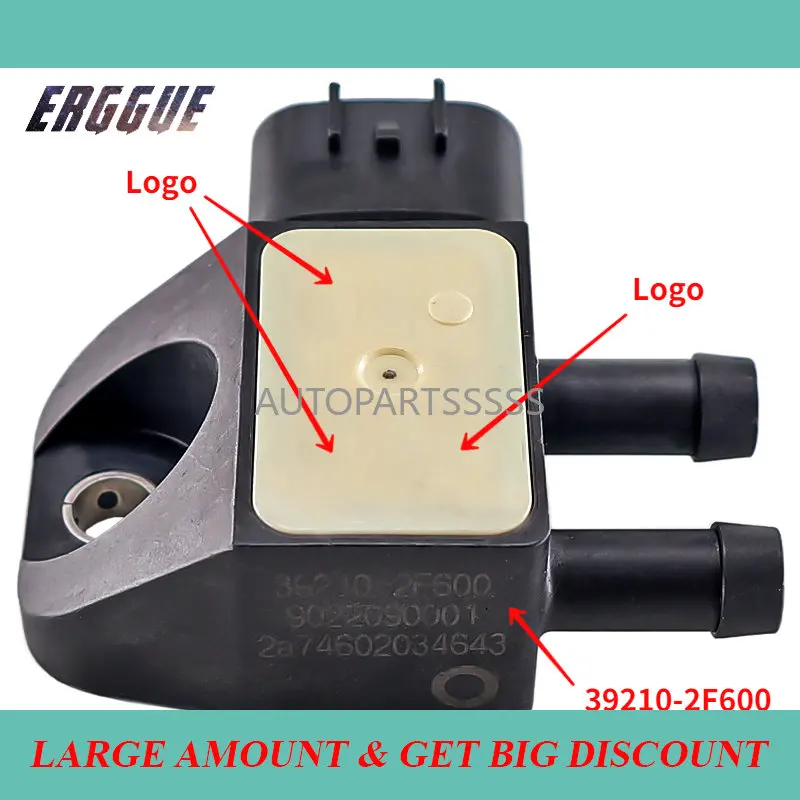 Original New 39210-2F600 392512A600 392512A610 9022090001 DPF Differential Pressure Sensor For Hyundai Kefico 2F600 For Kia Ceed