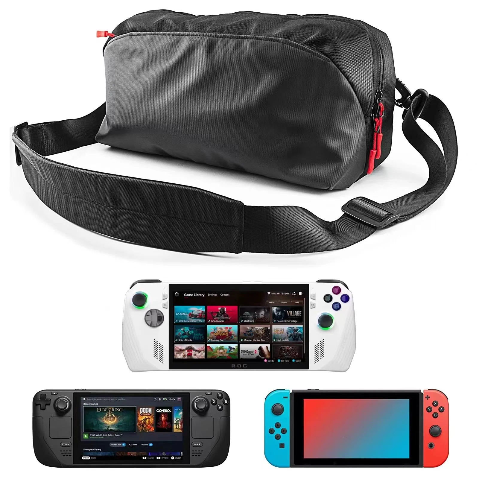 

for MIS claw storage bag for PIayStation Portal console storage bag for Steam deck Large capacity storage package for Switch