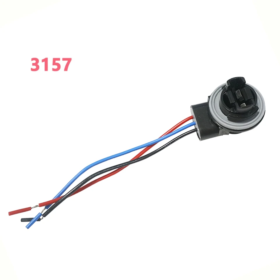 Adaptador de bombilla para lámpara de coche, Conector de extensión con Base de enchufe T20 1156 1157, 1 piezas LED 7440 BA15S P21W 3157