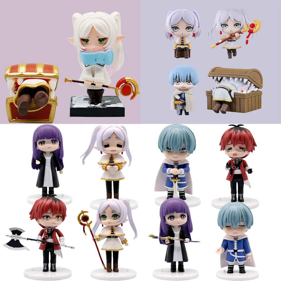 Hot Anime Figure Frieren: Beyond Journey's End Frieren Cartoon Kawaii Model Collection Doll Toy